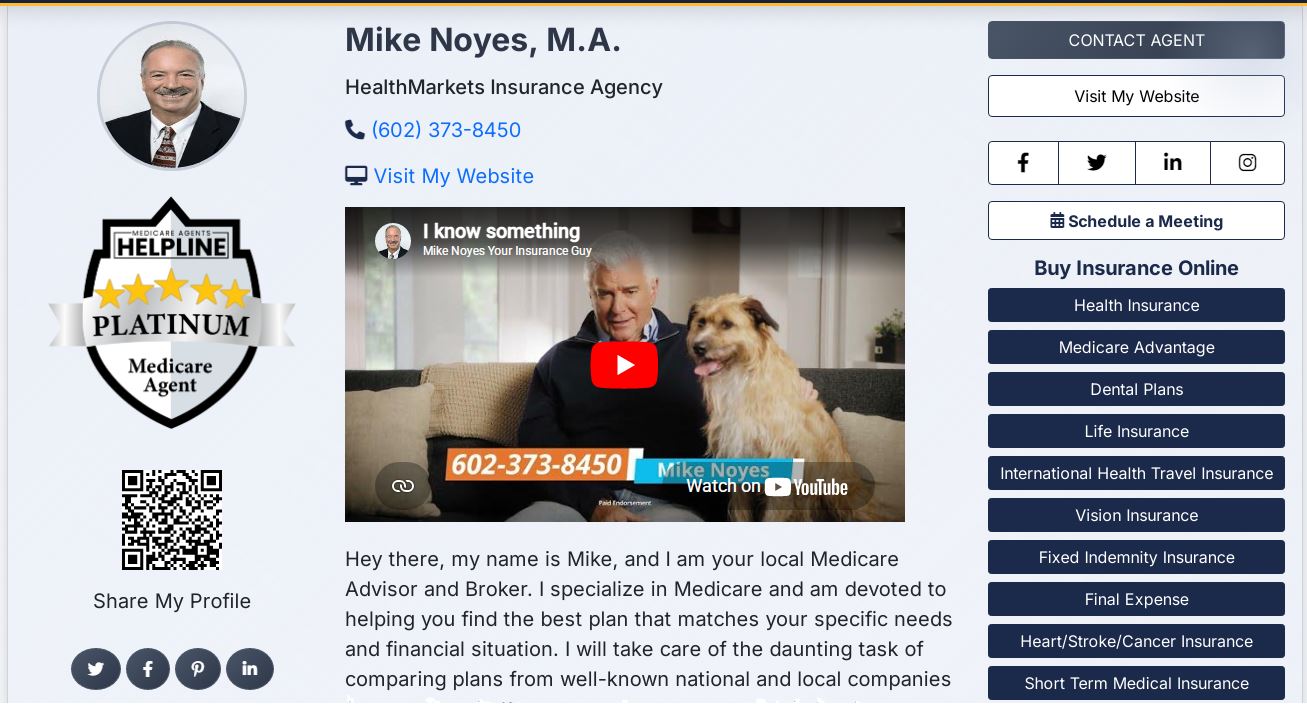 Mike Noyes Platinum Profile