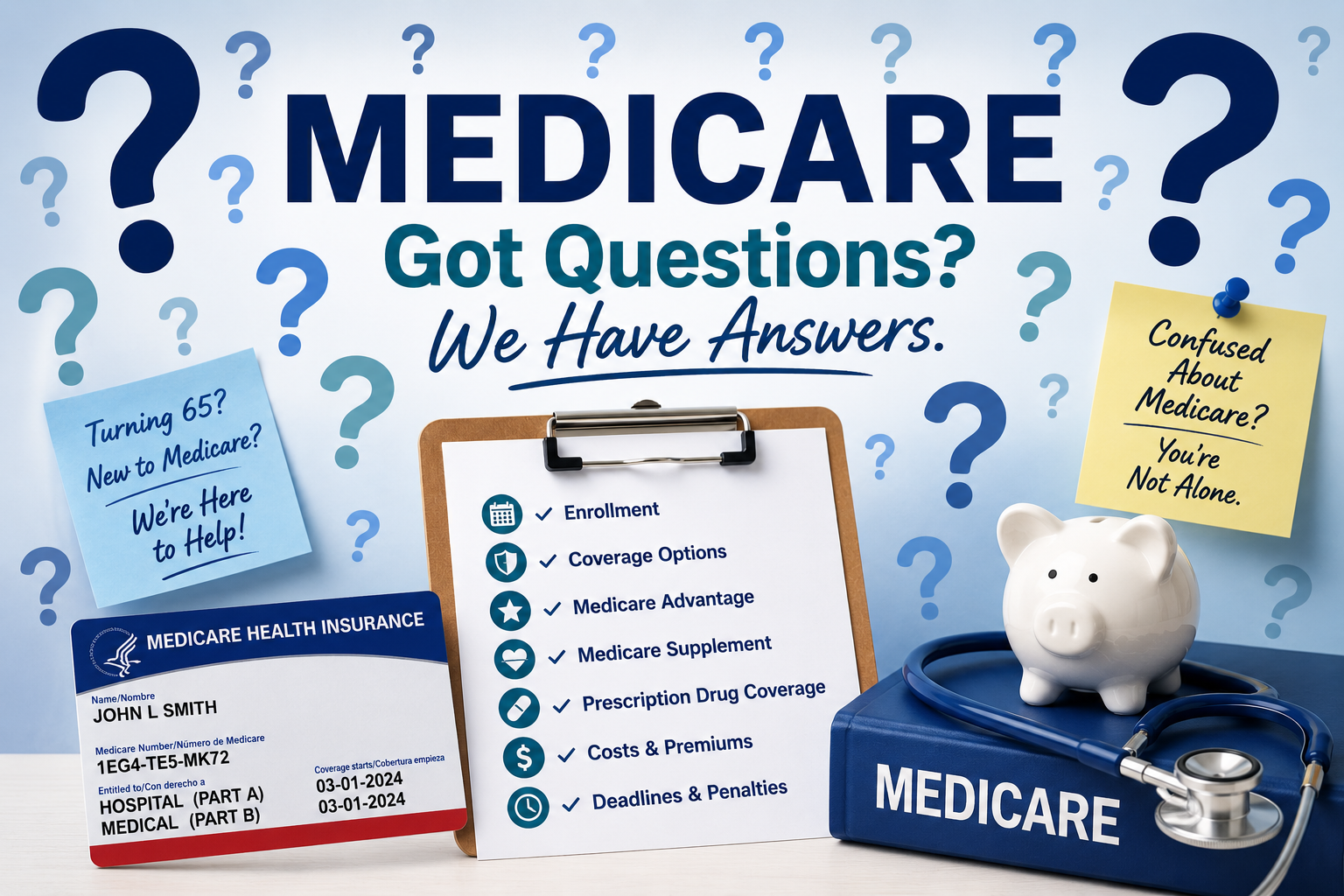 10  Common Medicare Questions Answered