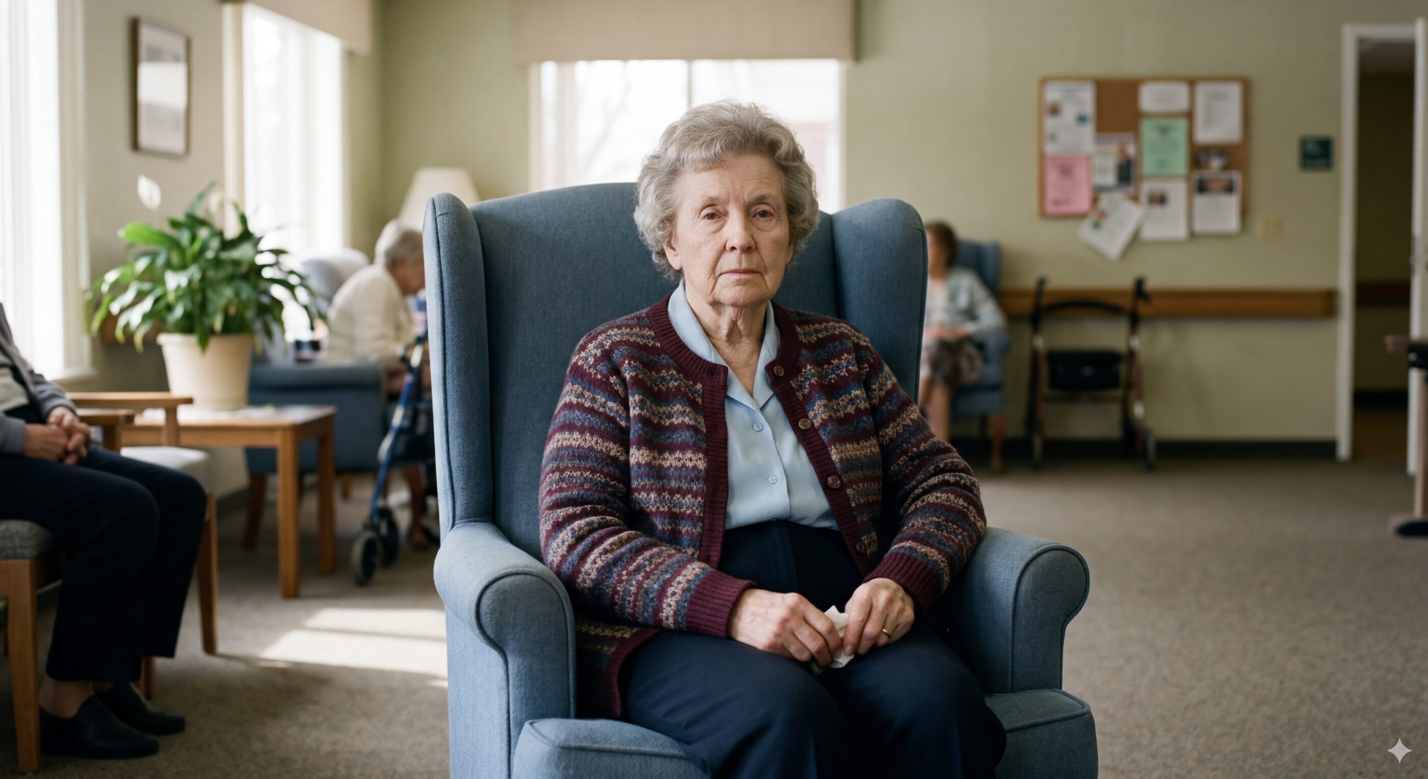 Woman nursing home