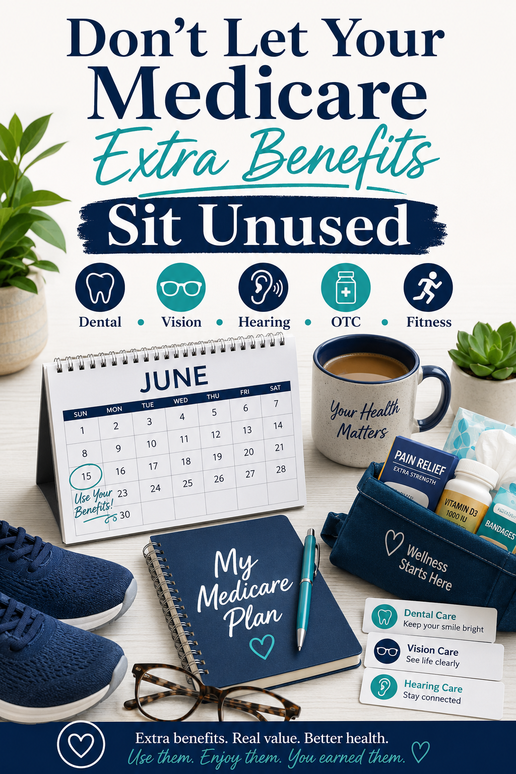 Don't Let Your Medicare Extra Benefits Sit Unused