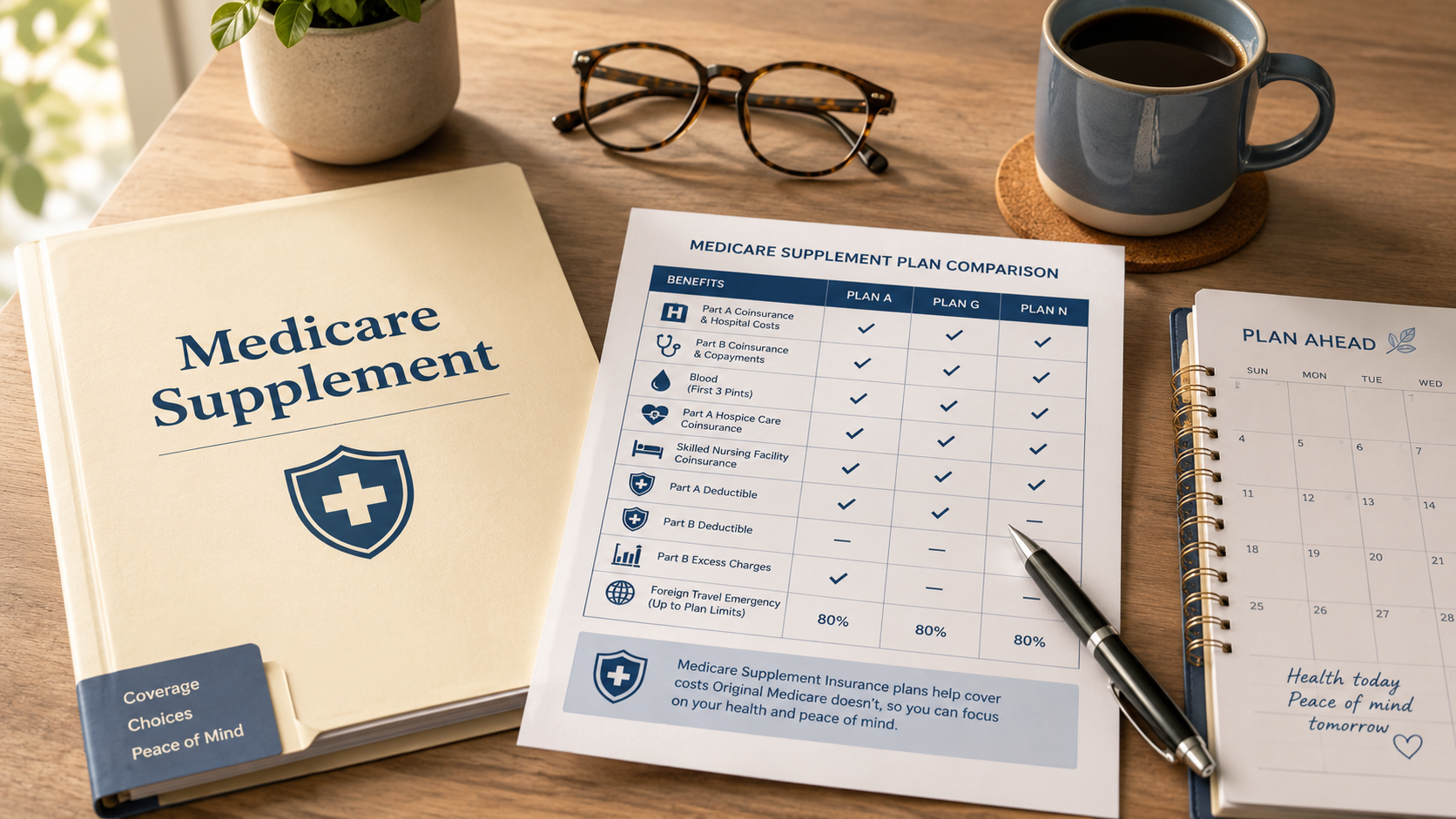 Medicare Supplement planning and coverage comparison for people approaching retirement