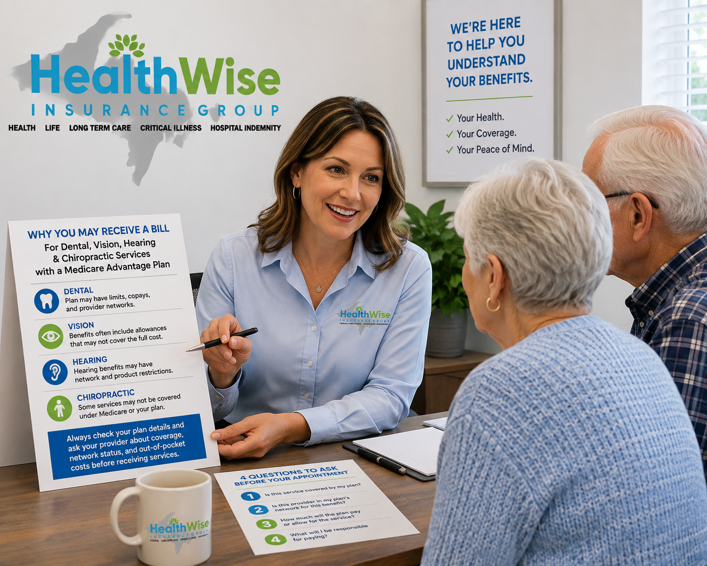 Why You May Receive a Bill for Dental, Vision, Hearing, and Chiropractic Services with a Medicare Advantage Plan