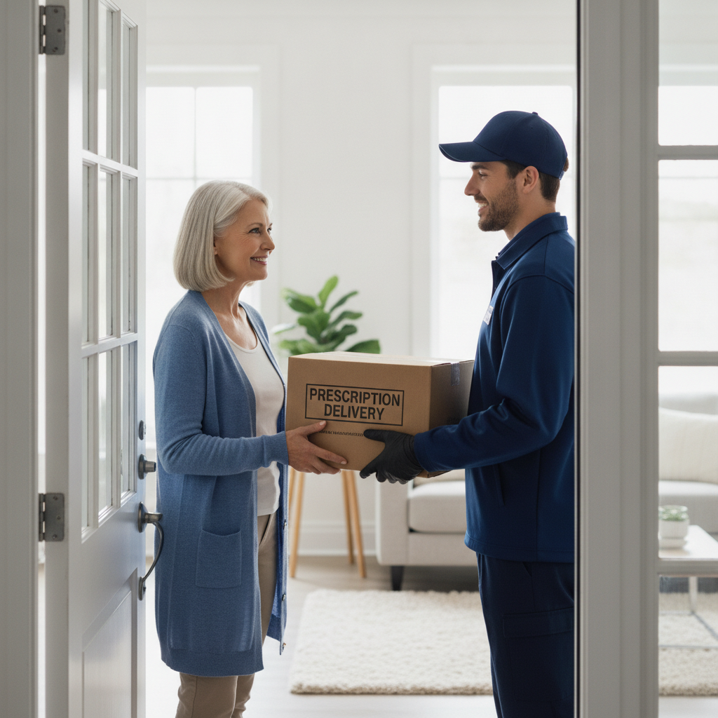 AI-generated image for: Mail Order Pharmacy: Pros & Cons for Medicare Advantage Members